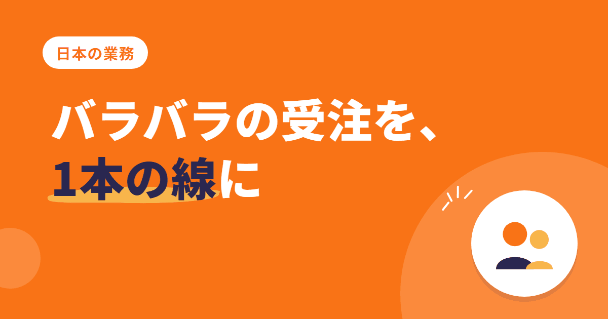 FAX・EDI・EC — 受注がバラバラでも、Odoo で1本の線に
